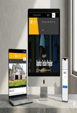 İnşaat V1 - Mobil Uyumlu Web Yazılımı (Tüm sektörde geçerlidir)
